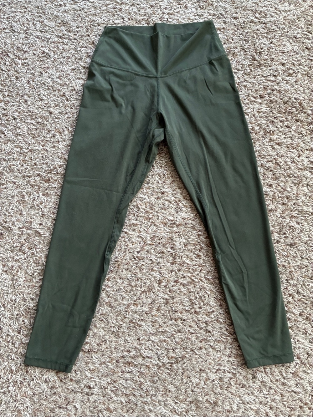 Colorfulkoala High-Waist Olive Green Women's Leggings